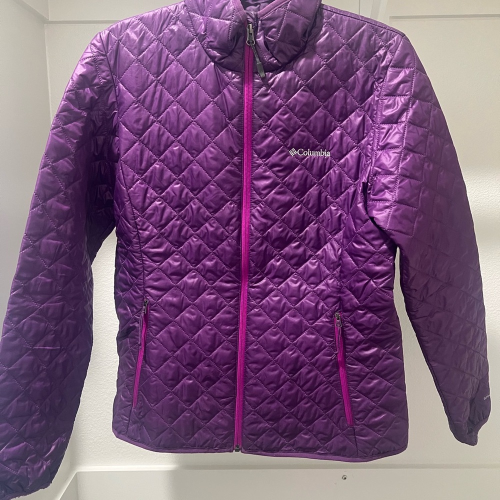 Columbia Women's Purple Quilted Puffer Jacket
